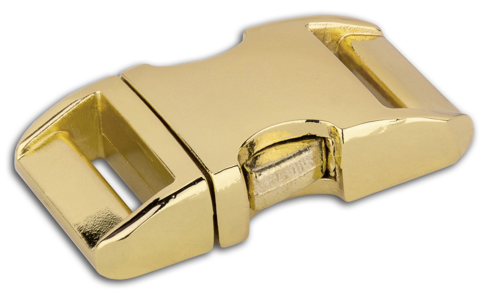 Buy Aluminum Side Release Buckle Brass Plate 5/8